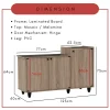 7fc95c88875c764a2e211978d9a1b26e.webp Random FREY Gas Cabinet Kitchen Cabinet Stove Cabinet L123cm W40cm H75cm