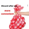 Disposable Checkered Rectangular Plastic Waterproof Tablecloth
