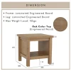 RHODES Muji Style Bedside Table L48cm W48cm H48cm