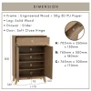 Random HIRADO Multi Function Storage Cabinet with Drawer L117cm W34cm H80cm