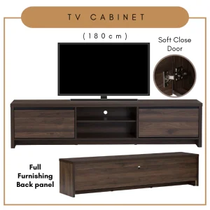 BELDEN TV Cabinet TV Rack L180cm W40cm H43.5cm