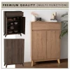 Random HIRADO Multi Function Storage Cabinet with Drawer L117cm W34cm H80cm