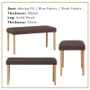 Random LENORE Bench Chair Long Chair Dining Chair Bench Cushion L93cm W38cm H47.5cm