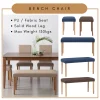 Random LENORE Bench Chair Long Chair Dining Chair Bench Cushion L93cm W38cm H47.5cm