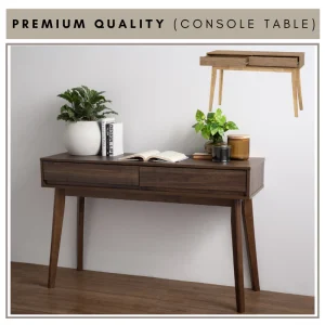 HIRADO Solid Working Console Desk L120cm W40cm H77cm