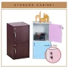 Random CODEY 2 Door Locker Cabinet Storage Cabinet File Rack L39.5cm W39.5cm H76cm