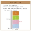 my-11134207-7r98r-ls87b3mu76k750.webp Random CODEY 8 Door Storage Box With Lock Locker File Book L61cm W39.5cm H150.5cm