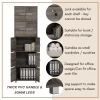Random NAOMI 10 Door Storage Cabinet with Lock 5 Tier Locker L63.5cm W37cm H211cm