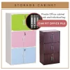 Random CODEY 6 Door Storage Cabinet Locker L61cm W39.5cm H113.5cm