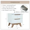 Random MANDO Bedside Table L48cm W40cm H54cm