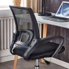 Mesh Office Chair with Ergonomic Design Chrome Leg Black