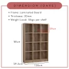 Random HAVIR DAVE 12C Big Thick File Cabinet Office Rack Display Cabinet L120cm W29.5cm H181cm