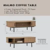my-11134207-7rasb-mdpf58ozxirc01.webp MALMO Coffee Table Sliding Door Metal Leg L120cm W60cm H41cm