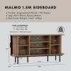 MALMO Sideboard Kitchen Cabinet L150cm W40cm H75cm