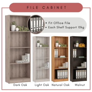 Random ECO 4C File Cabinet Office Rack Book Rack Display Cabinet L60.5cm W29.5cm H174cm