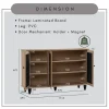 my-11134207-7rase-mc1mw8qpmp1z4c.webp Random ALMO 3 Door Wooden Shoe Cabinet Shoe Rack L111.5cm W29.5cm H67.5cm