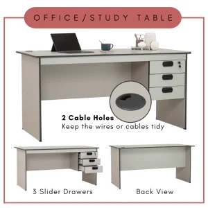 ECO 5 Office Table Computer Table Working Desk L150cm W71cm H75cm