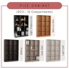 Random ECO 12C File Cabinet Office Rack Book Rack Display Cabinet L117.5cm W29.5cm H174cm