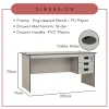 ECO 5 Office Table Computer Table Working Desk L150cm W71cm H75cm