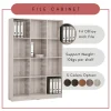 Random ECO 12C File Cabinet Office Rack Book Rack Display Cabinet L117.5cm W29.5cm H174cm