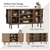 MALMO Sideboard Kitchen Cabinet L150cm W40cm H75cm