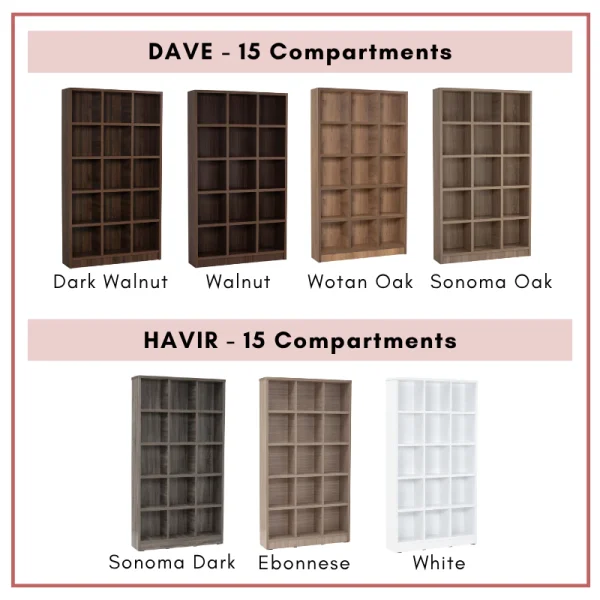 Random HAVIR DAVE Big Thick 15C File Cabinet Thick File Rack Office Shelf L120cm W29.5cm H216cm