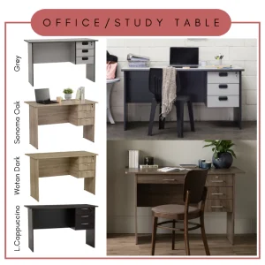 Random ECO 4 Office Table Working Desk Study Desk L120cm W57.5cm H75cm