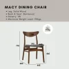 my-11134207-7rasj-mdv6usvbcnixd5.webp MACY Solid Dining Chair Eating Chair Kitchen Chair L44.5cm W50cm H77cm
