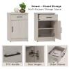 Random DUBLIN Bedside Table with Drawer L39.5cm W39.5cm H60cm