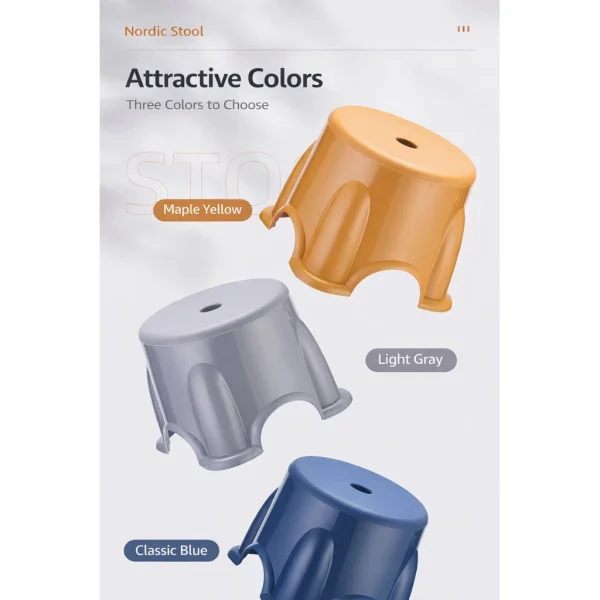 Random Plastic Stool Chair Stackable