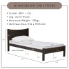 my-11134207-820le-mgd9qegd7ci575.webp Random Single Bed Pull Out Bedframe Wooden Single Bed L198cm W101.5cm H86.5cm