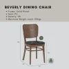 Random BEVERLY Dining Chair Solid Wood L41.5cm W50.5cm H83.5cm