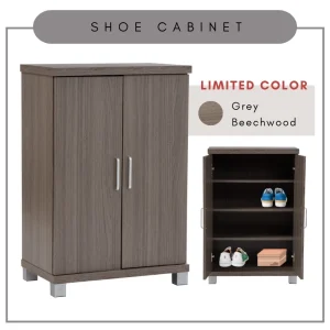 Random COLUMBUS 2 Door Shoe Cabinet L60cm W38cm H90cm