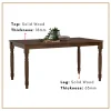 UNOSE Solid Wood Dining Table L150cm W90cm H74cm