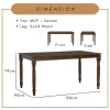 UNOSE Solid Wood Dining Table L150cm W90cm H74cm