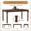 UNOSE Solid Wood Dining Table L150cm W90cm H74cm